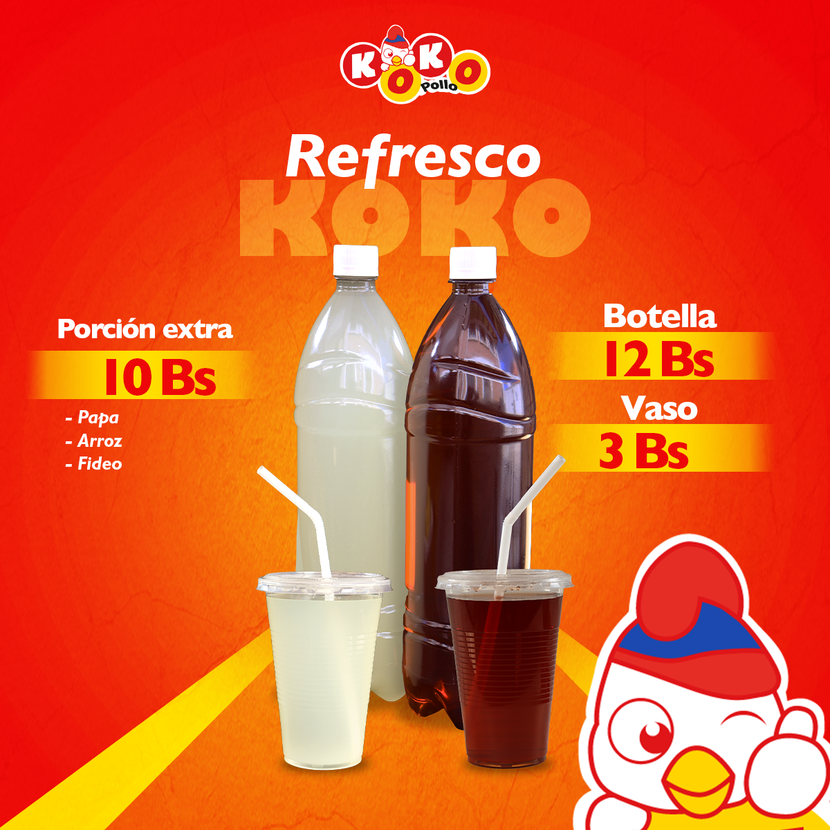 Refresco vaso